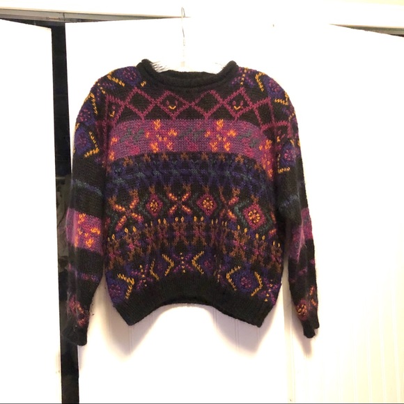 Vintage Chelsea Studio Geo Print Sweater - Picture 1 of 5